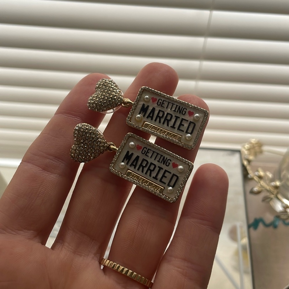 Getting Married Earrings